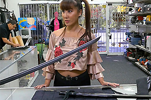 Asian Chick Exchanges Family Sword For White Man’s Flesh Sword